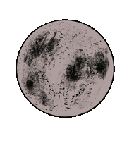 A strawberry becoming a moon